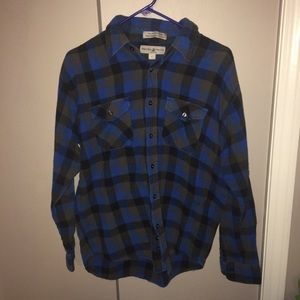 Beverly Hills Polo Club flannel black/blue Large